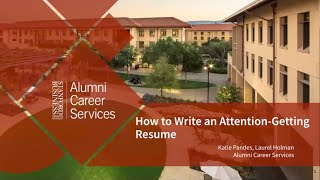 How to Write an Attention-Getting Resume