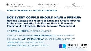 The Kenneth Arrow Lecture at Columbia University, December 13, 2021