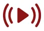 Video play icon with lines radiating outward showing amplification