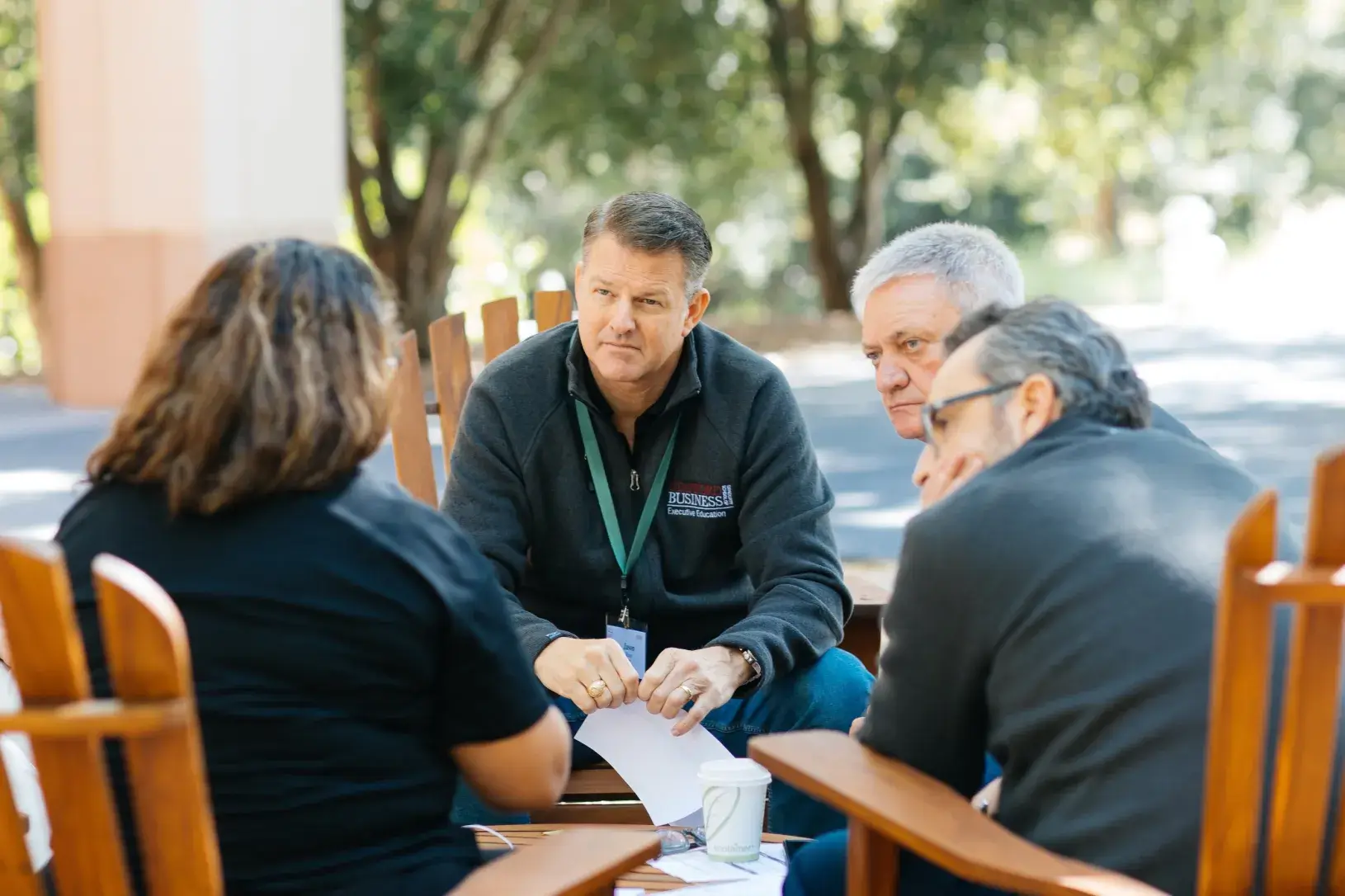 Executive Education Students on Campus