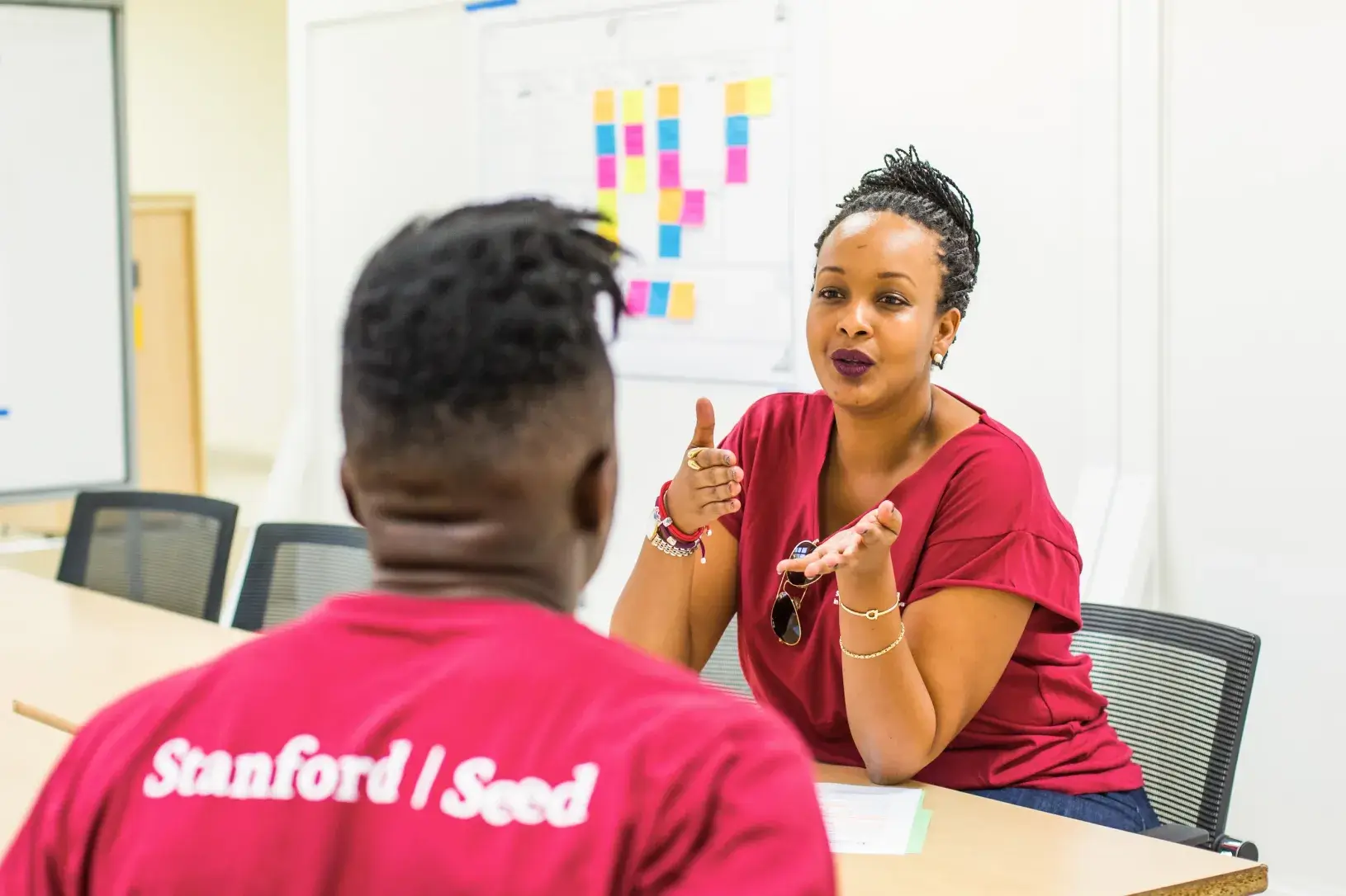 Seed participants in conversation
