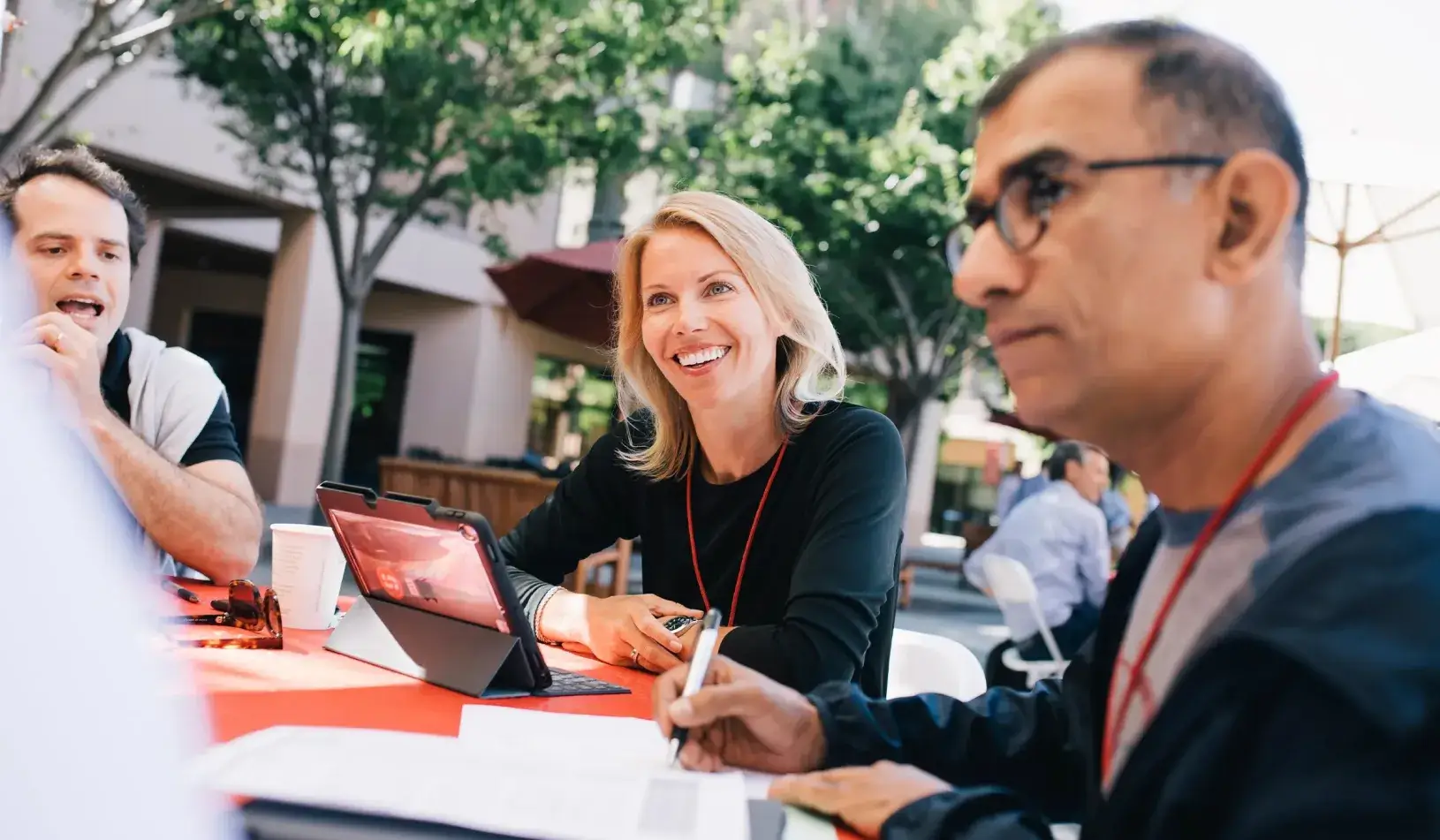 Exec ed students in class