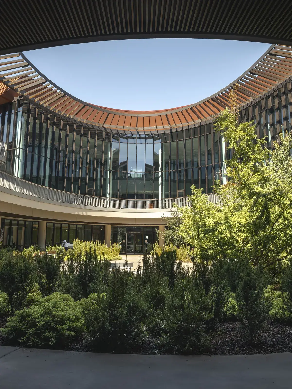 Circular garden at Stanford