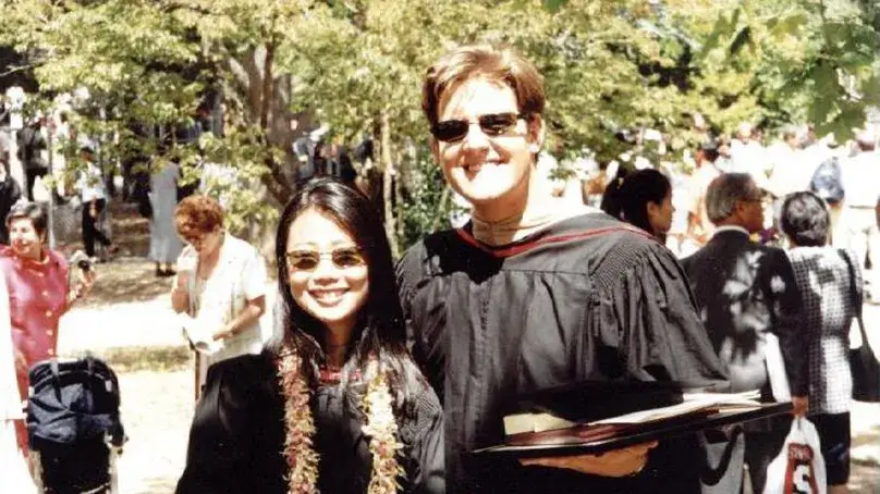 Roelof Botha, MBA ’00, and Huifen Chan, MBA ’00