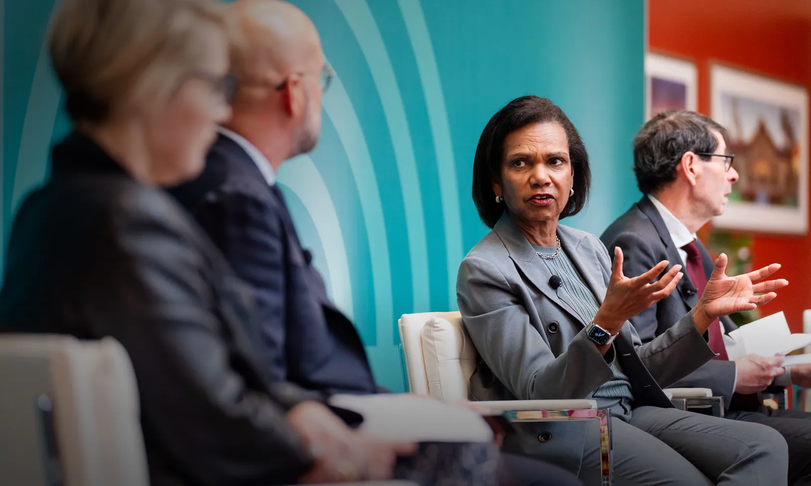 Condoleezza Rice, H.R. McMaster, Maurice Obstfeld, and Matteo Maggiori