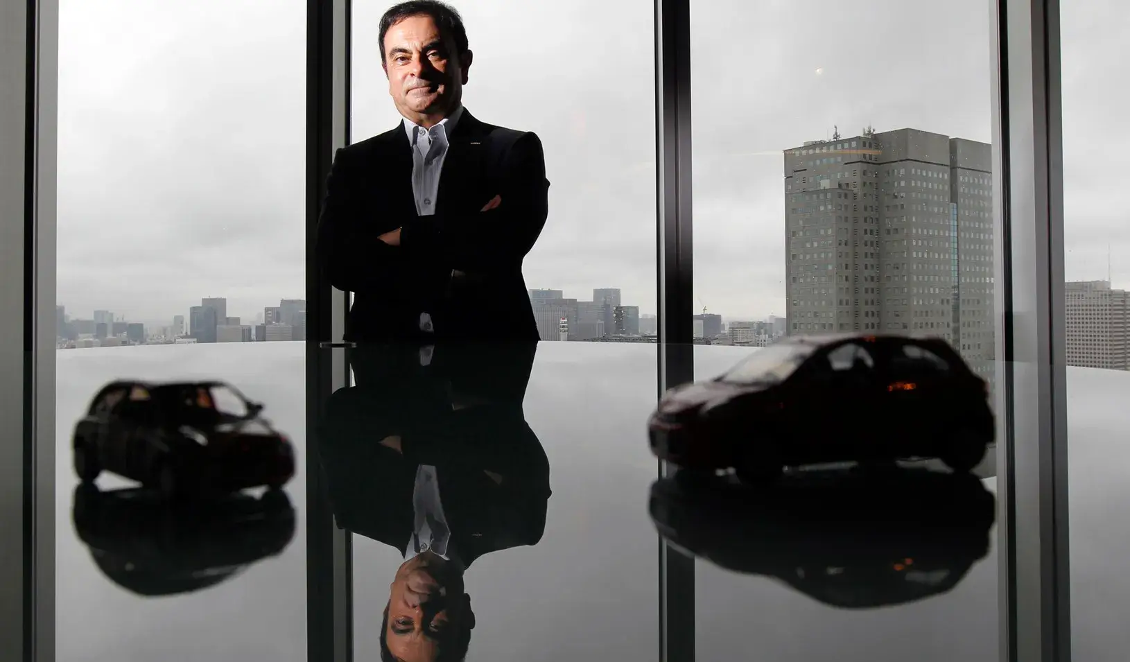 Carlos Ghosn in Tokyo. (Reuters photo by Kim Kyung-Hoon)