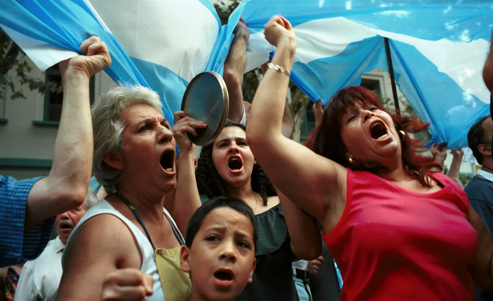 A protest in Argentina (Photo by Alberto Giuliani/LUZ/Redux)
