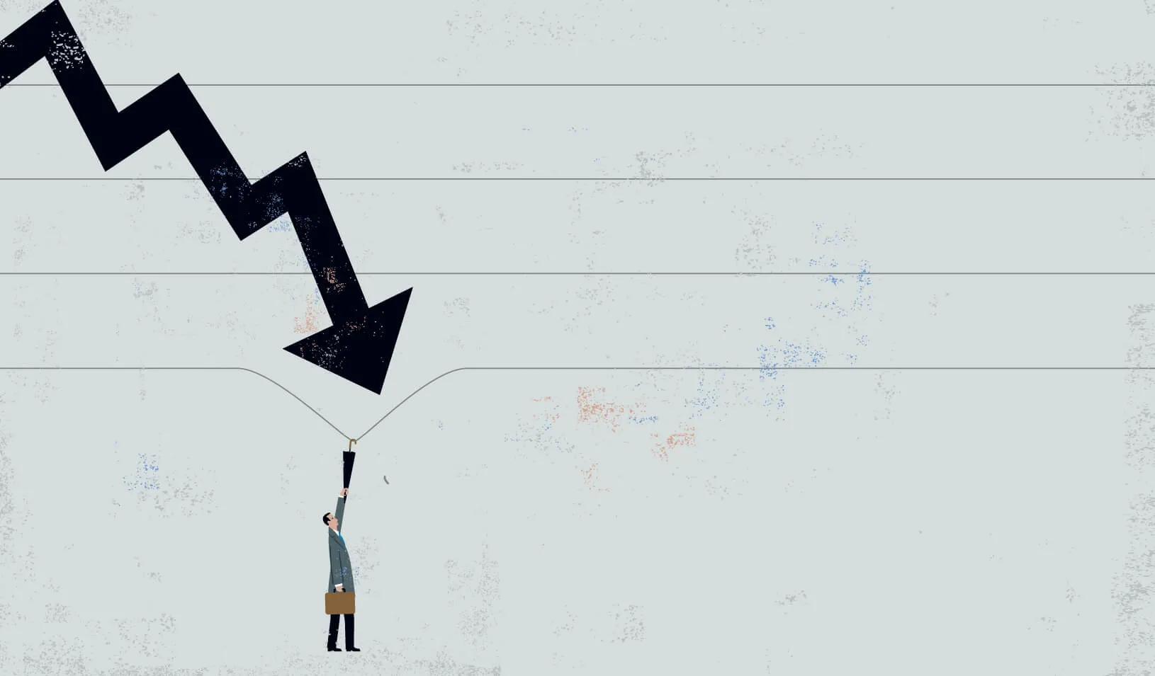 Illustration of a man manipulating the performance stocks. Credit: istock/dane_mark