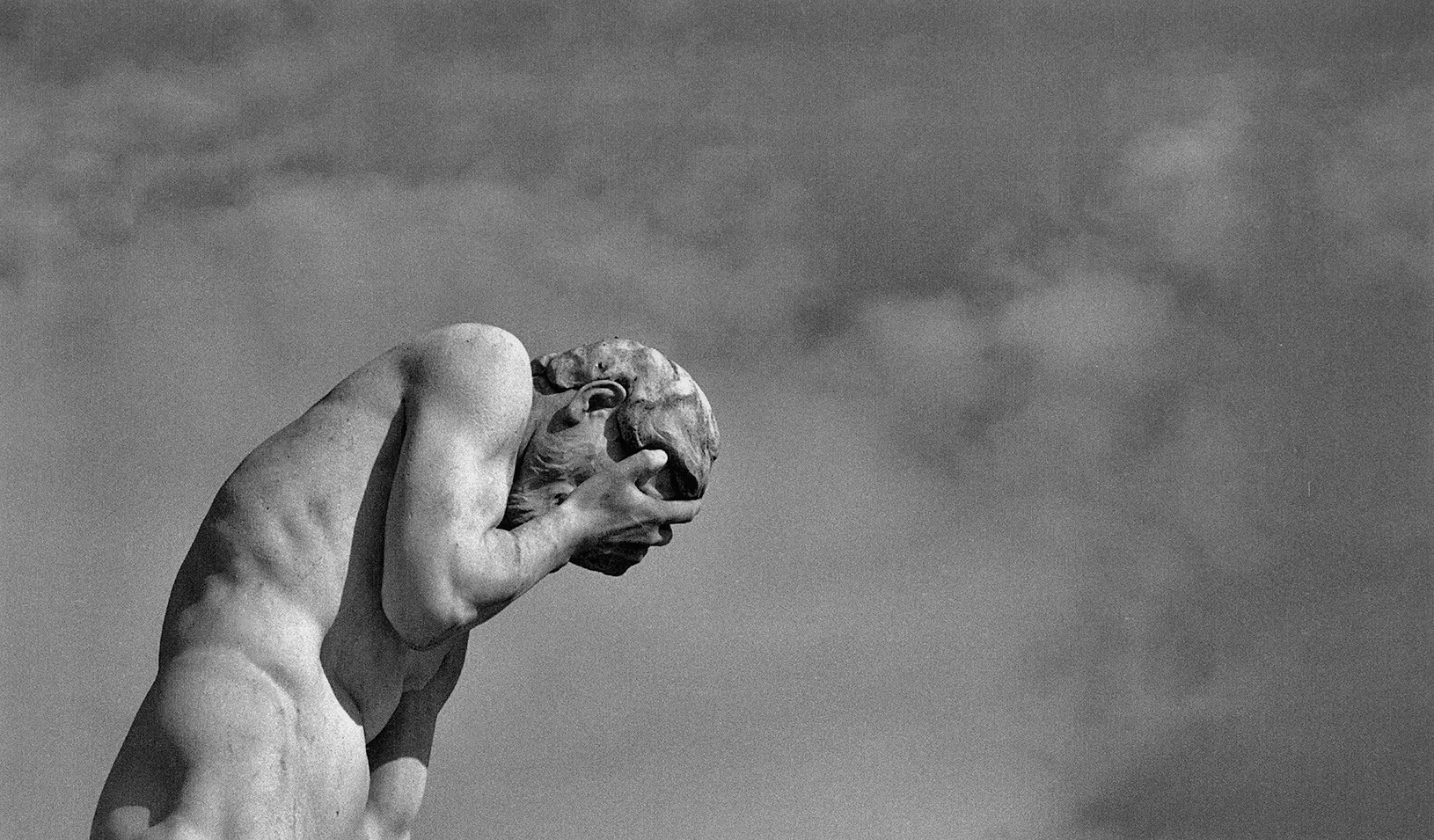 Guilt motivates best when it's self-inflicted. | Archive Timothy McCarthy / Art Resource, NY. Caption: Cain After Having Killed His Brother Abel. Vidal Henri, 1896.