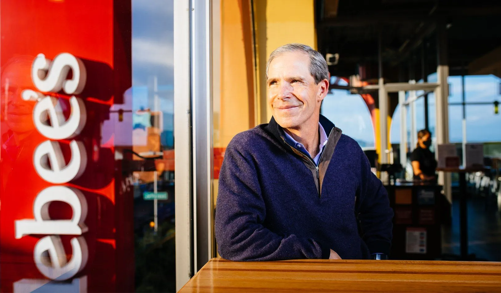 Greg Flynn at Applebee’s in Fisherman’s Wharf, San Francisco. Credit: Elena Zhukova