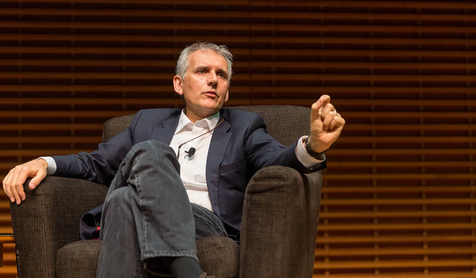 Sean Hinton speaking at the Global Speaker Series | Kiefer Hickman