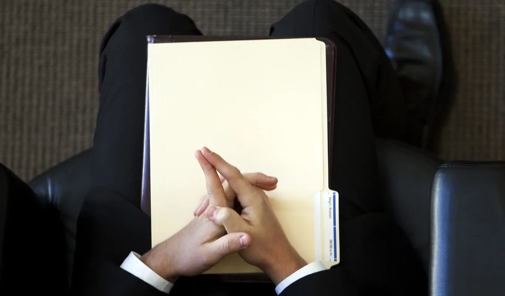 A student waits to be interviewed. Credit: REUTERS/Patrick T. Fallon
