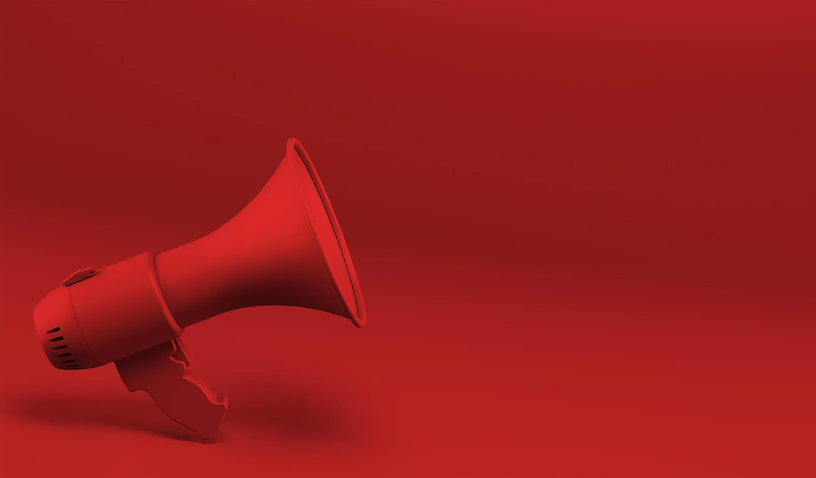 A photo-illustration of a megaphone. Credit: Murat Göçmen
