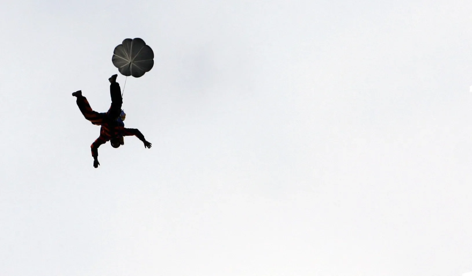 Man parachuting. | Reuters/Christian Charisius