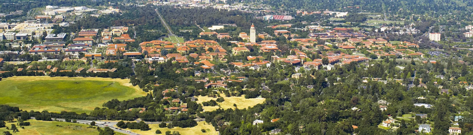 An Aerial View of the Stanford Campus