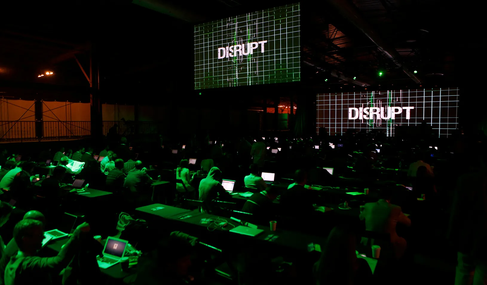 The Tech Crunch Disrupt conference in San Francisco, California. 