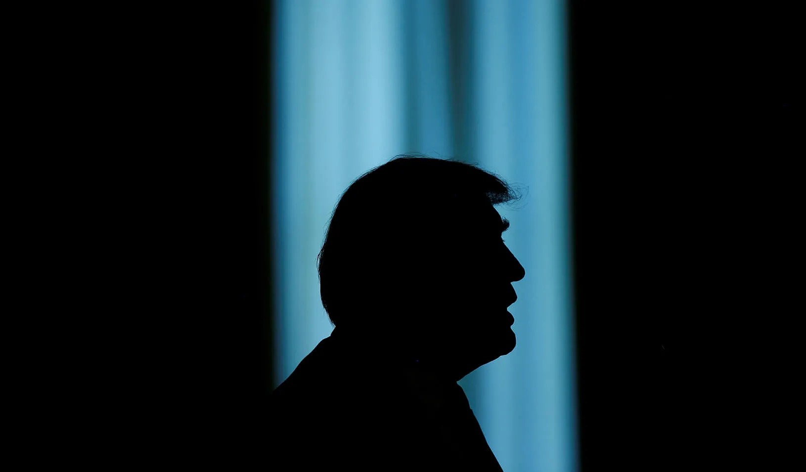 U.S. President Donald Trump speaks. Credit: Reuters/Leah Millis