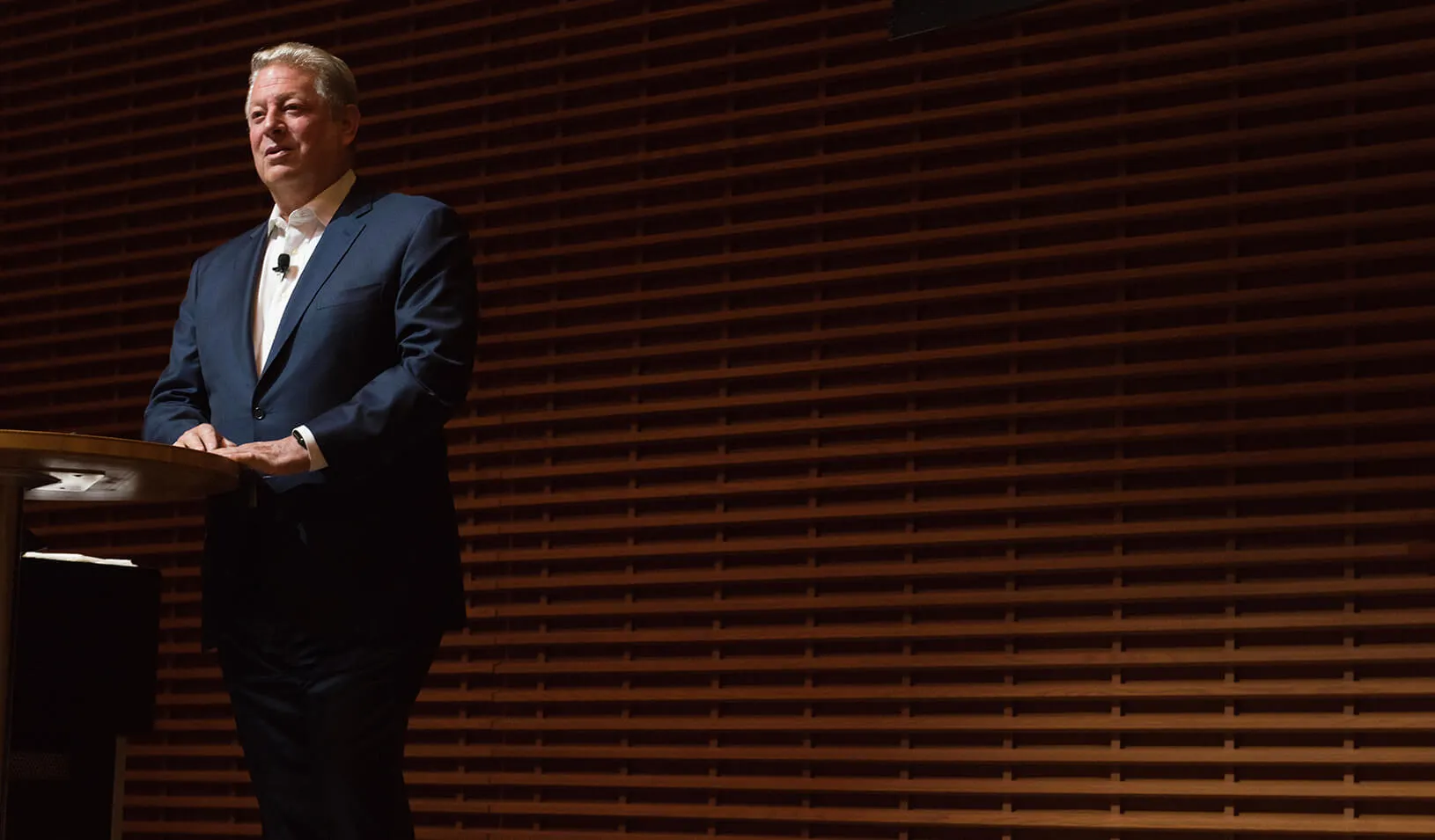 Al Gore discussed the "sustainability revolution" with Stanford GSB students