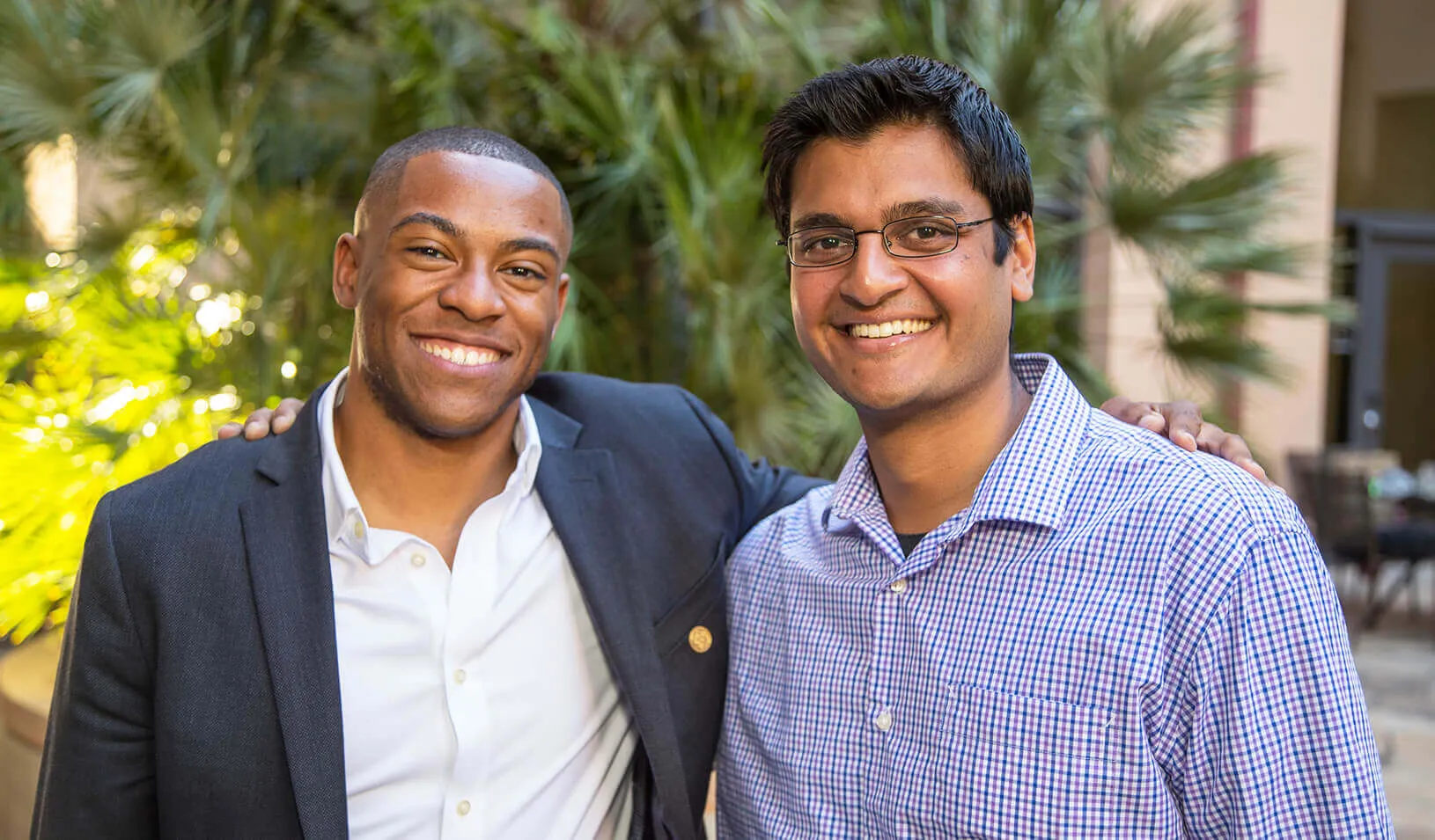 Ronnie Washington, MBA ’16 and Rajan Patel, MBA ’16