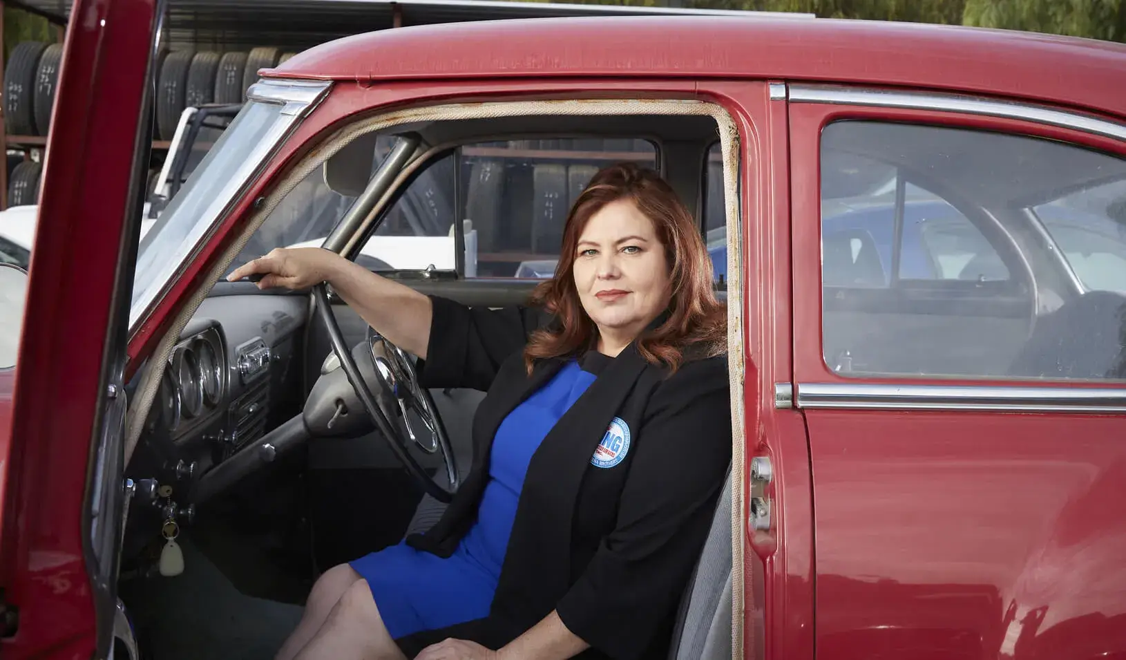 Maria Ureña, propietaria de King Automotive Services en Moreno Valley, California. Foto por: Alyson Aliano