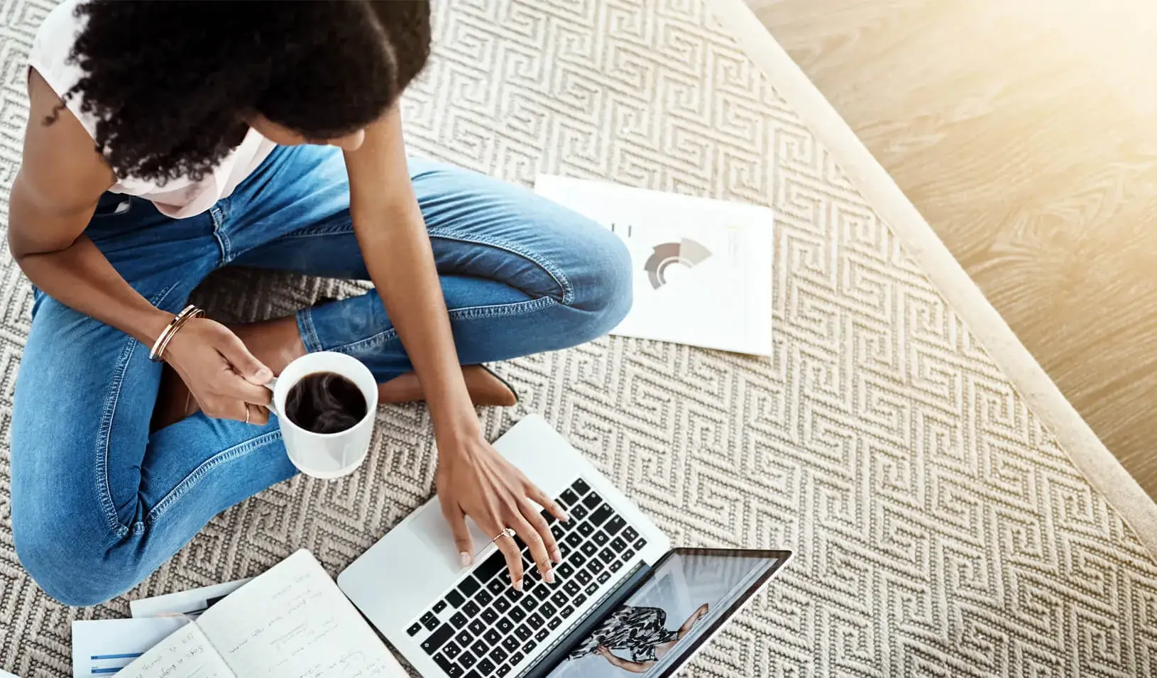A young businesswoman working on her laptop in her home office. Credit: iStock/PeopleImages