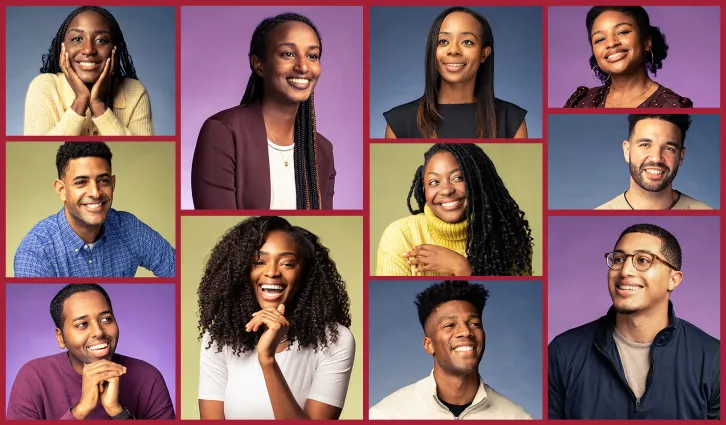 Eleven Male and Female MBA Students grouped together. | Credit: Elena Zhukova.