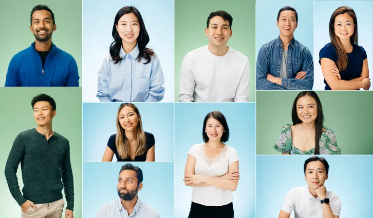 Top row, left to right: Abhi Satyavarapu, Diane Lee, Myles Mann, Jay Lee, Megan Ruan; Bottom row, left to right: Kevin Liang, Nancy Wang (top), Nishaad Ruparel (bottom), Chloe Colberg, Alice Huang (top), Rohan Chen (bottom). Credit: Elena Zhukova