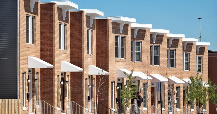 An affordable housing project.