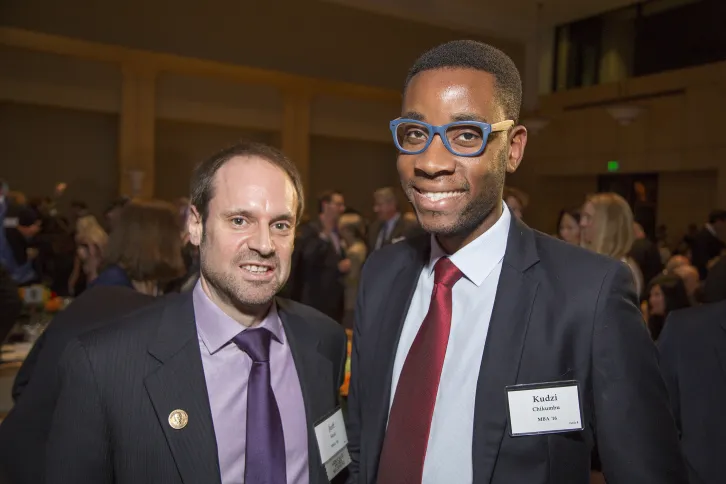 Jeff Skoll and Kudzi Chikumbu