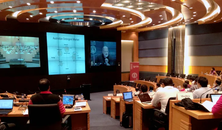 Stanford Ignite students in a highly-immersive classroom. | Helen Chang/Stanford GSB