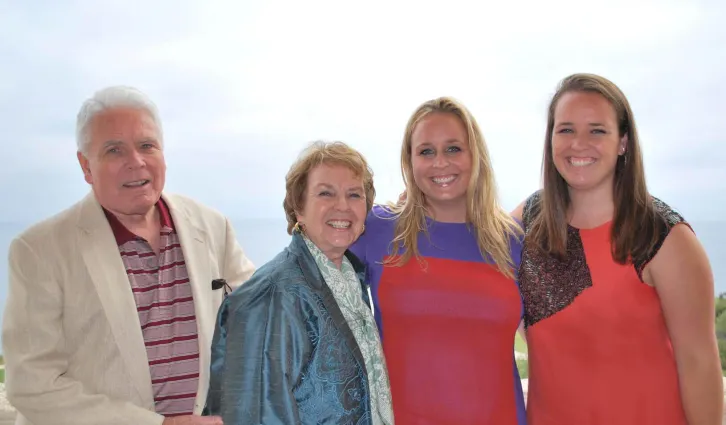 Don Ritchey, Sharon Ritchey (Don's wife), and their granddaughters