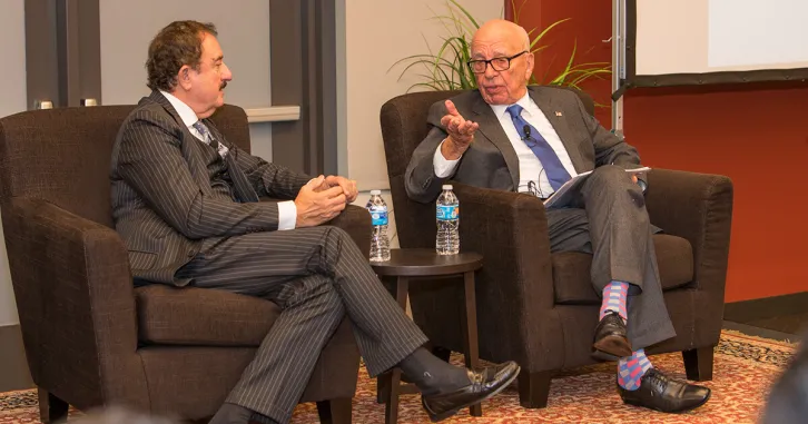 Sol Trujillo and Rupert Murdoch | Stacy Geiken