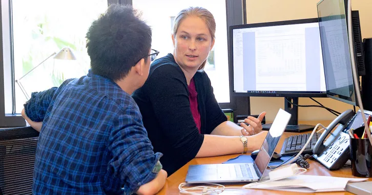 Professor Rebecca Diamond and Ziao Ju, a PhD Candidate in Economics | ToniBird Photography