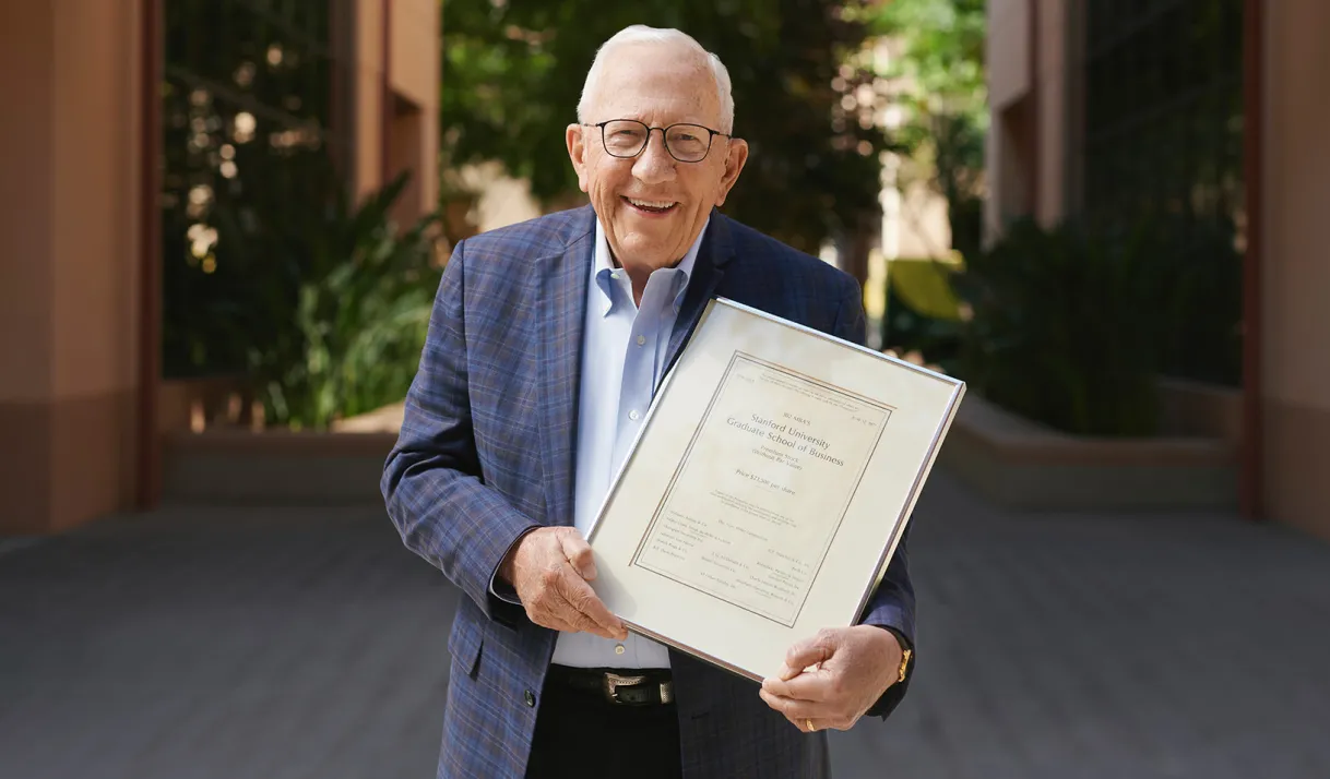 Office Artifact: George G.C. Parker’s 1977 GSB Yearbook Cover