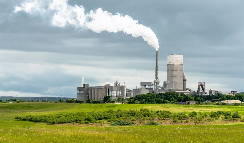 A Concrete Step Toward Reducing Industrial Carbon Emissions