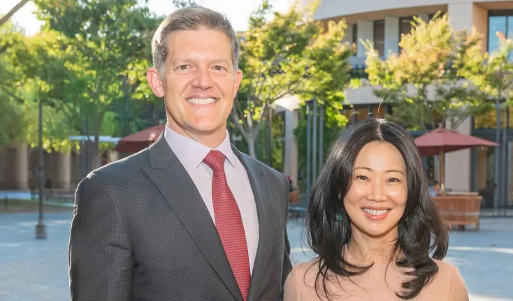 Roelof Botha, MBA ’00, and Huifen Chan, MBA ’00