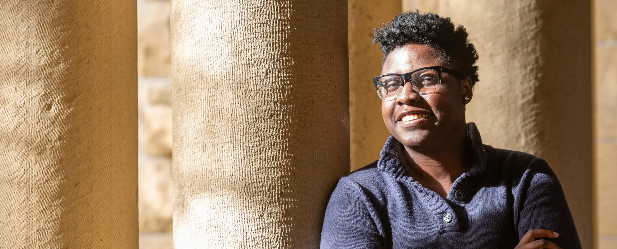 Jess Adepoju, MBA ’21. Credit: Kiefer Hickman