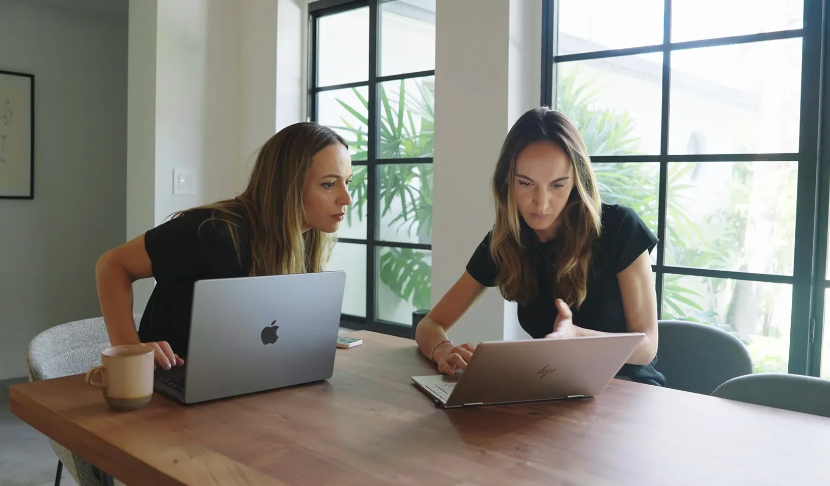 a video still of Maite Diez-Canedo and Itziar Diez-Canedo working together.