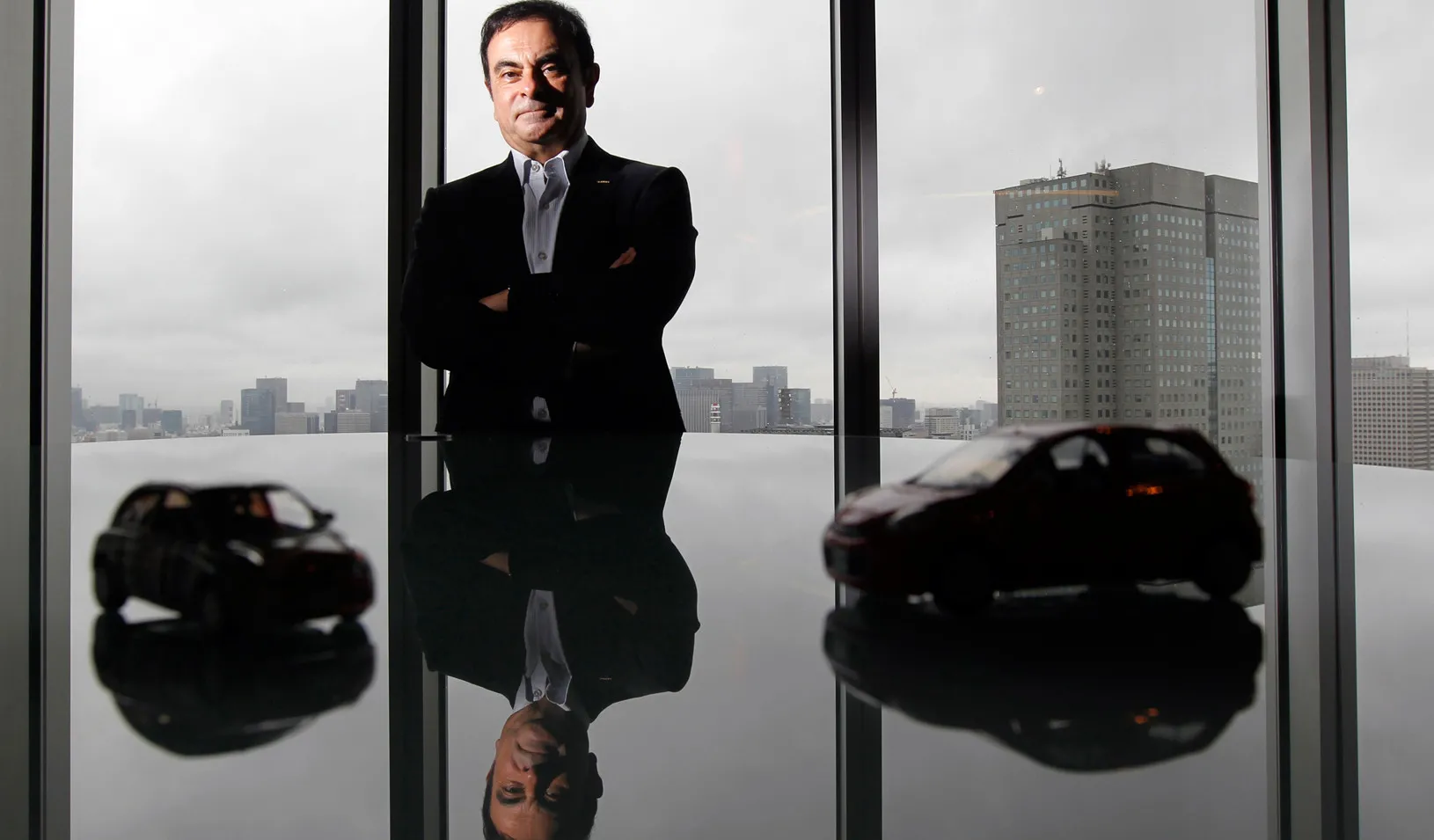 Carlos Ghosn in Tokyo. (Reuters photo by Kim Kyung-Hoon)