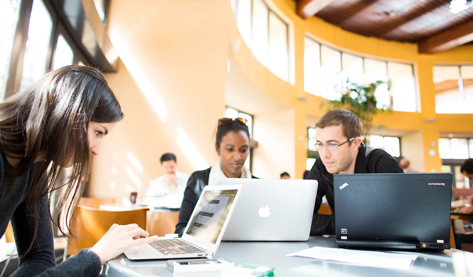 Students working together. Credit: Elena Zhukova