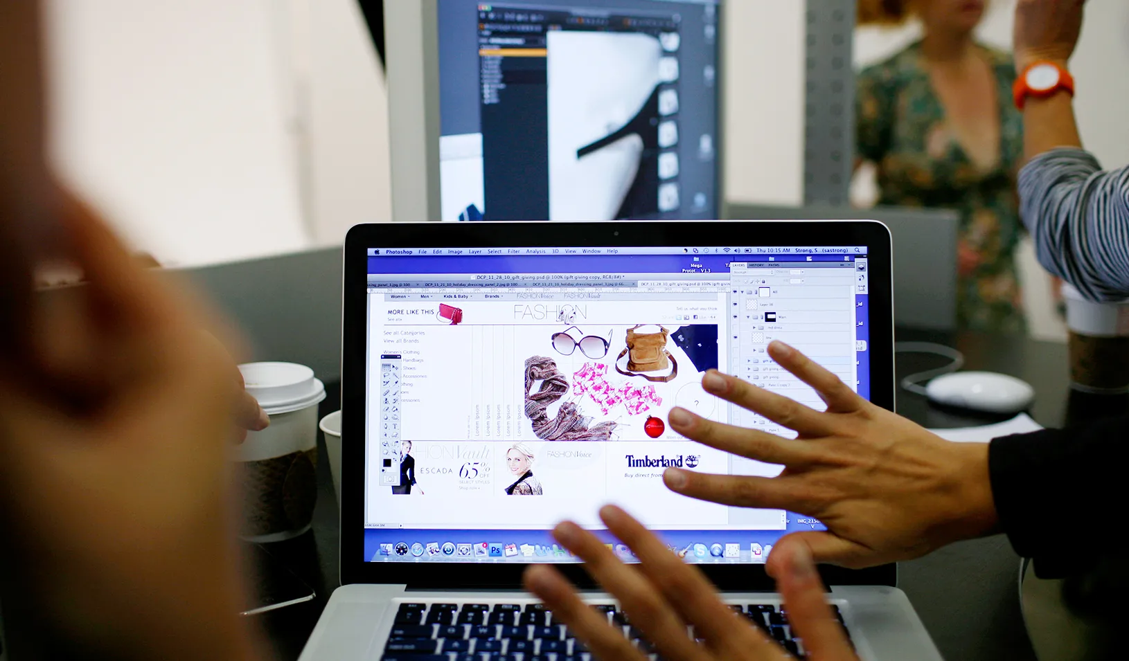 A laptop screen showing a fashion website. | Reuters/Robert Galbraith