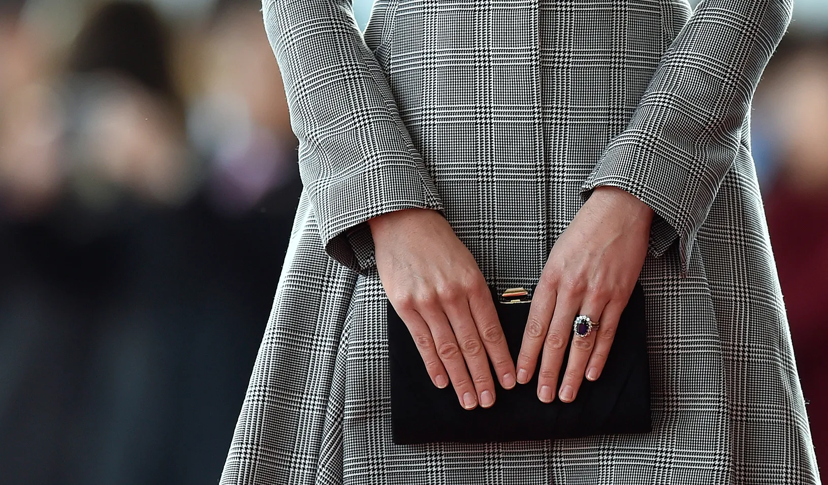 Britain's Catherine, Duchess of Cambridge at a ceremony 